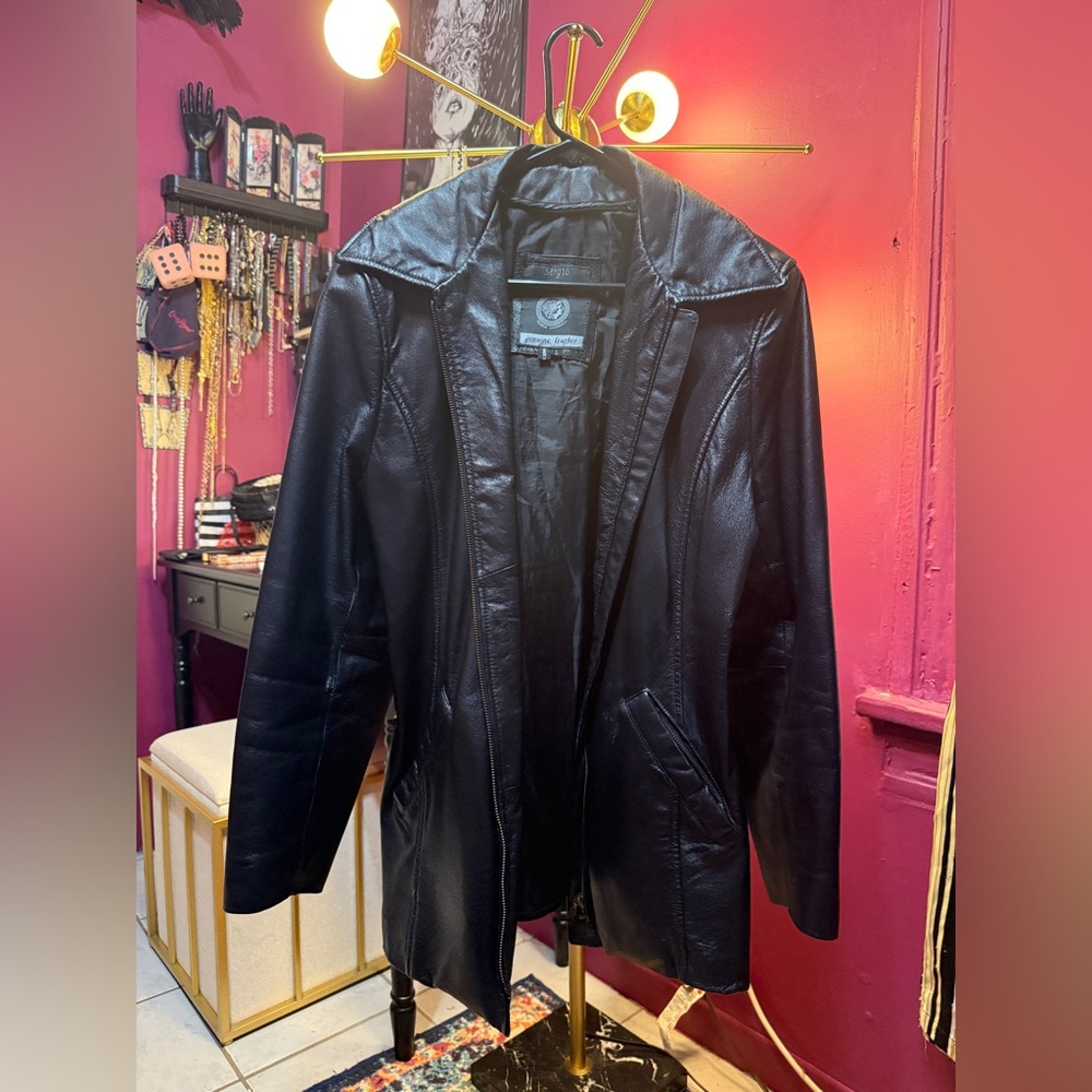 Black Genuine Leather Jacket